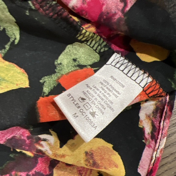 Paper Crane Women’s Shirt‎ Size Medium Crop Top Layered Criss Cross Back - Picture 11 of 11